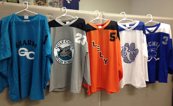 Screen Printed Jerseys in and near Bonita Springs Florida