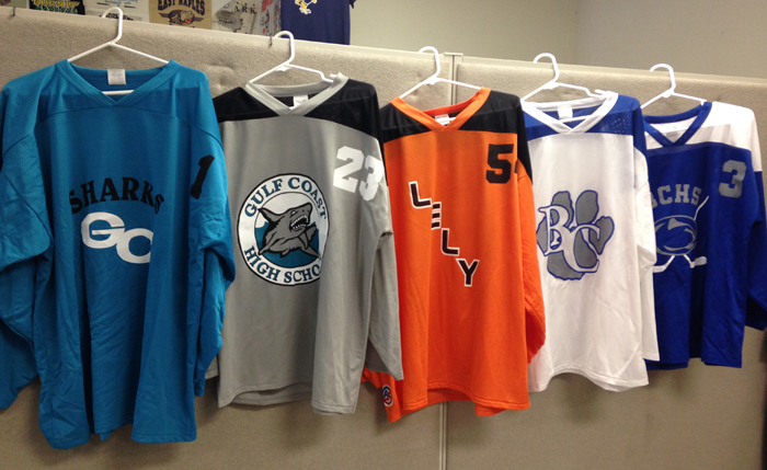 Screen Printed Jerseys in and near Marco Island Florida