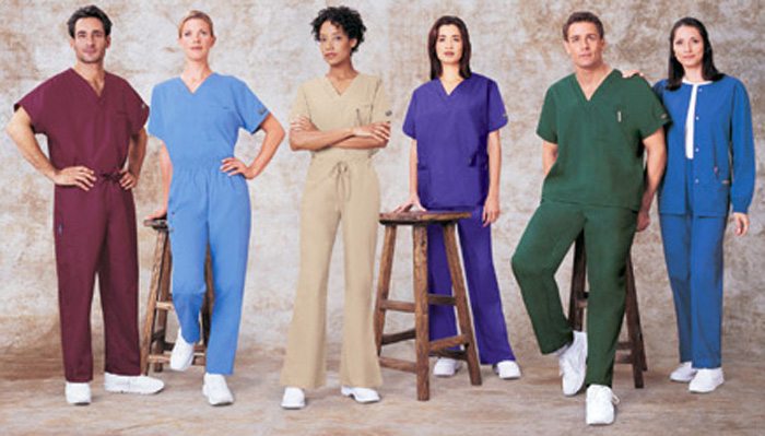 Screen Printed Healthcare Uniforms in and near Naples Florida